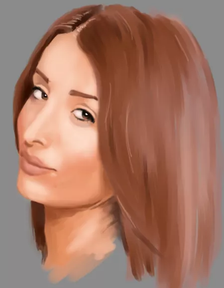 Painting Of Priya by Neonite776