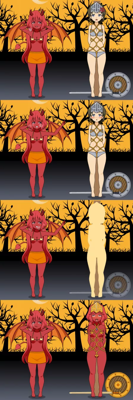 Paladin takes a new oath [OC comic] by GoddessOfSuccubi