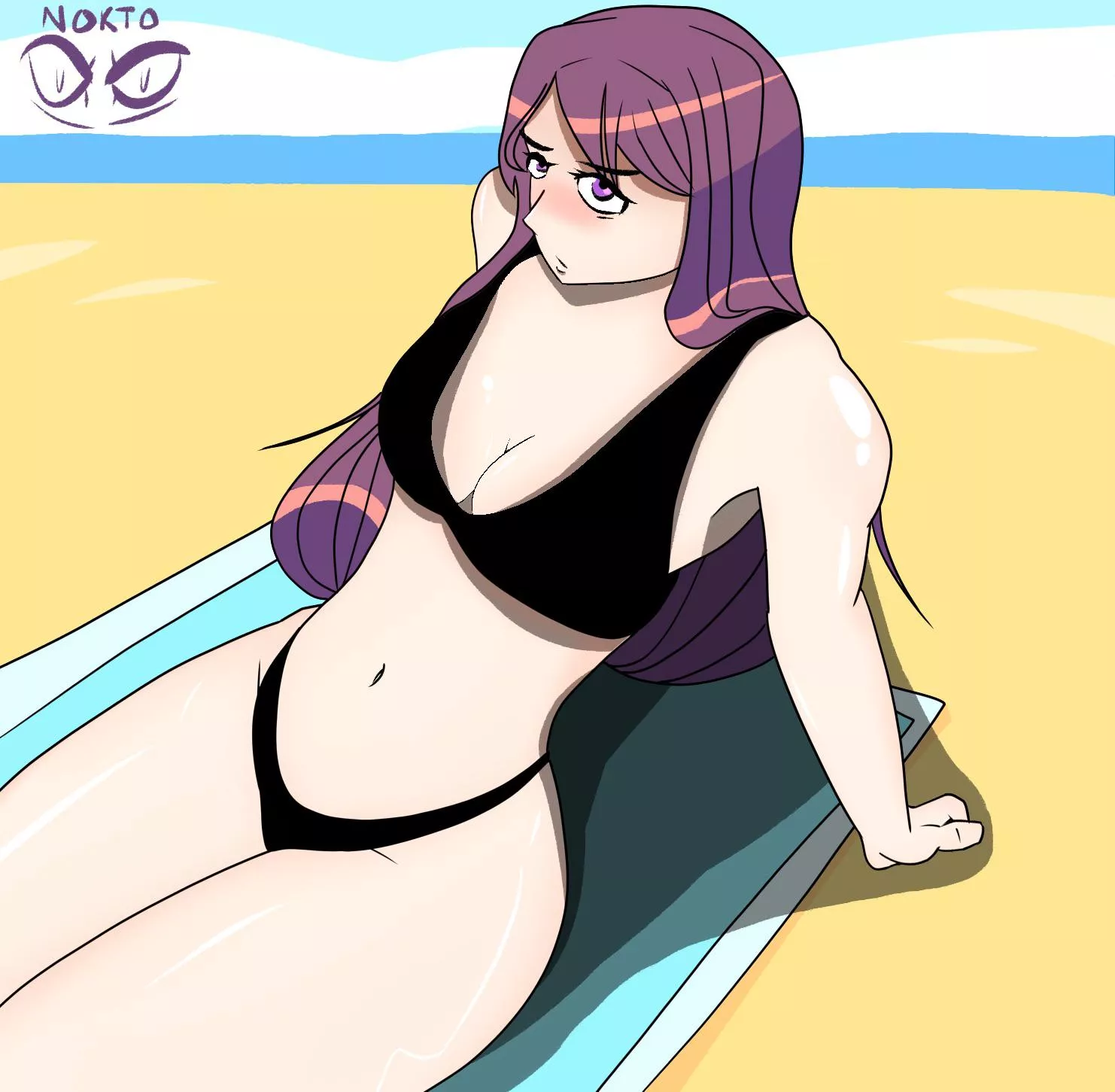 Pale Beach Yuri [OC] posted by NoktosArtDump