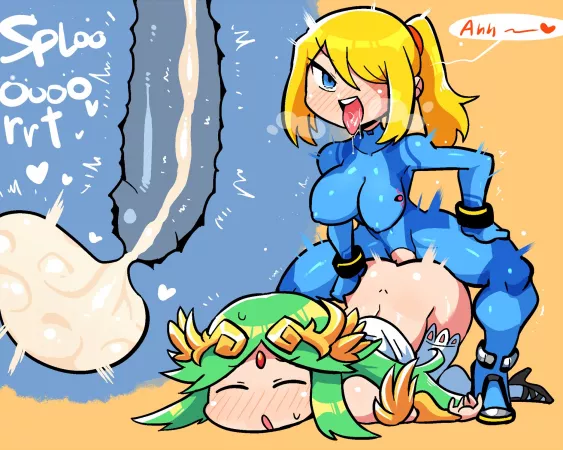 Palutena can only lie there and accept Samus' cock by friggityfrangsss