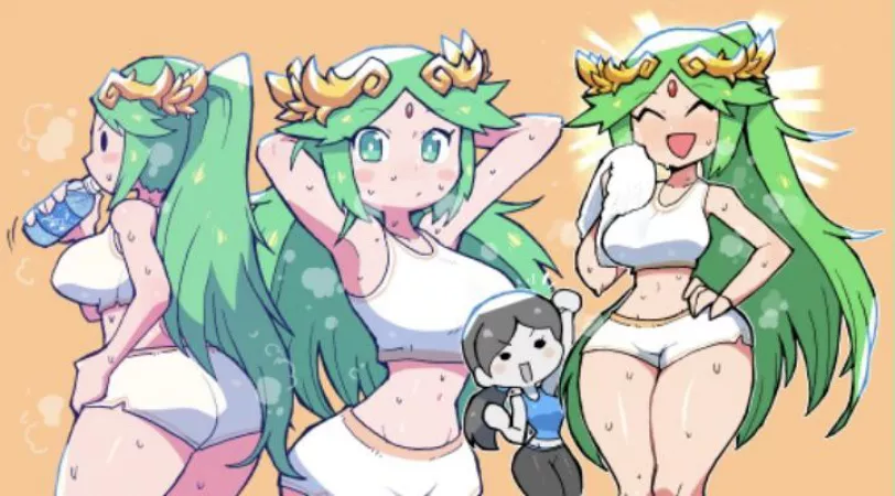 Palutena (Crap-man) by xRxvengex89