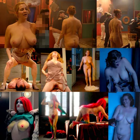 Pamela Flores full frontal nude, pissing on the guy and busty topless in 