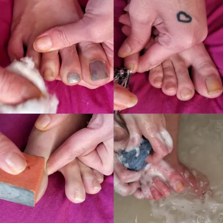 Pampering these pretty toes today! Guess what color I’m going to paint them? by PhoebeFlame