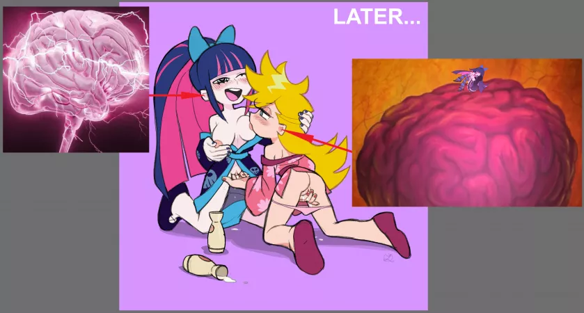 Panty and Stocking with Brain Fetishes: Part 3 (XanderMartin98) [Panty and Stocking with Garterbelt] by MediocreTruth49