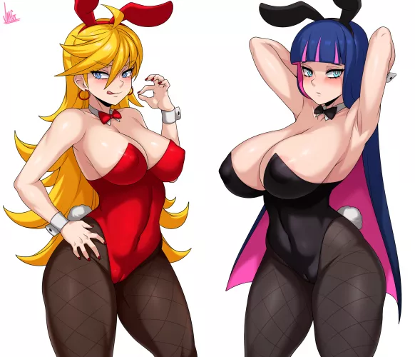 Panty & Stocking Bunny Girls (JMG) [Panty And Stocking] by sequence_string