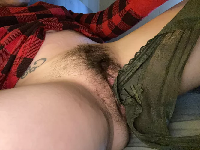 Panty stuffing this hairy kitty 😏 by Yourplaything23