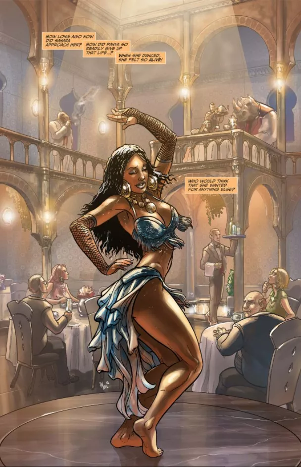 Panya's Dancing [Elephantmen #29] posted by lordhater1