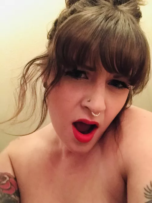 Partner caught my goofy O face 😉 by KaleNegative227