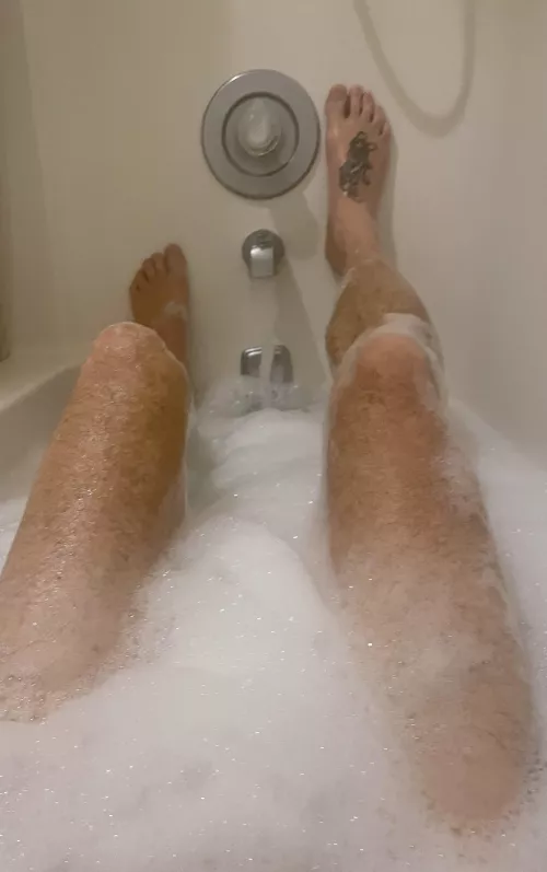 Past…..Dad likes a hot bubble bath, too. by tunesandsomebud_420