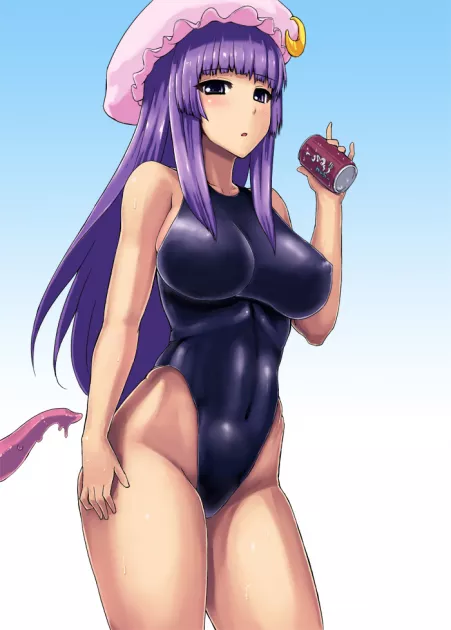 Patchouli Swimsuit (Ishimiso) [Touhou] by sequence_string
