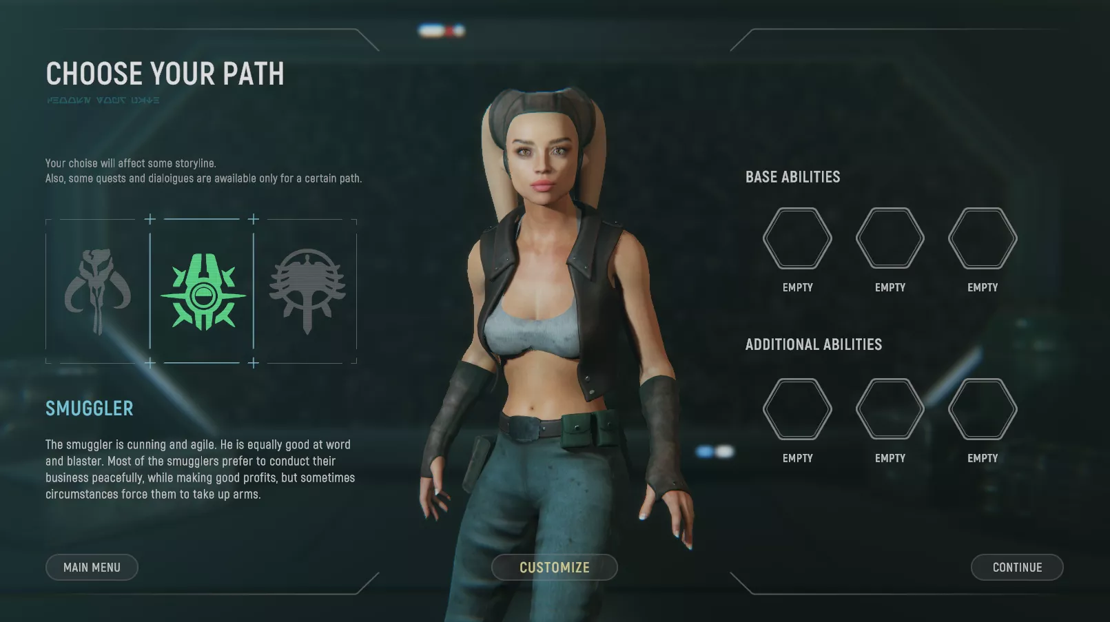 Path of lust W.I.P.: Character customize screen update (StarLord Games). posted by StarLord_Games