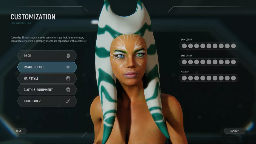 Path of lust W.I.P.: Shana as togruta (StarLord Games). by StarLord_Games