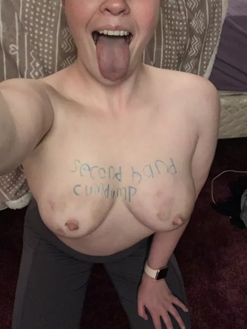 Pathetic quean only gets leftover cum from the cake by SirCynicalOwner