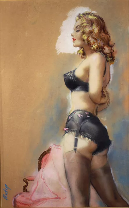 Paul Rader - Original Artwork for Midwood 56 “The Blonde” by JuliaSeth