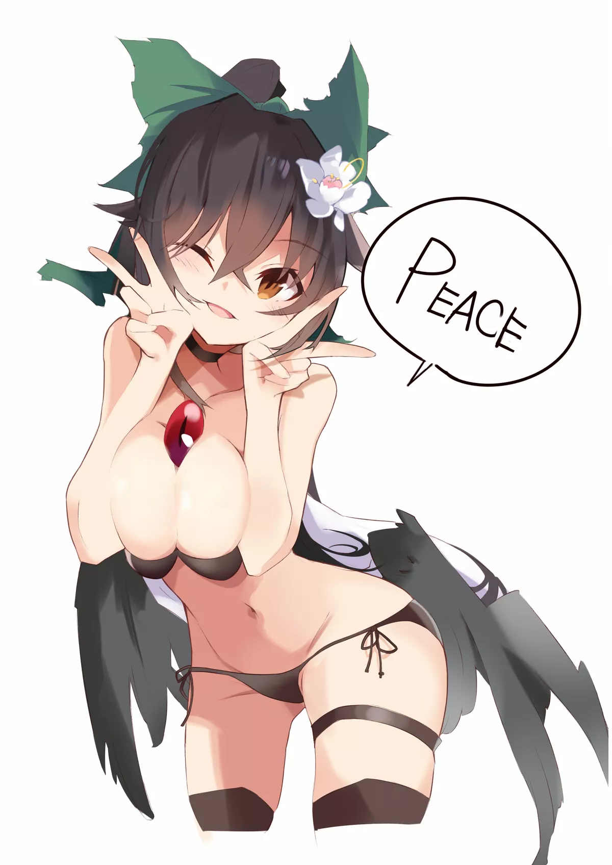 Peace [Bikini] posted by NitroxTouhou