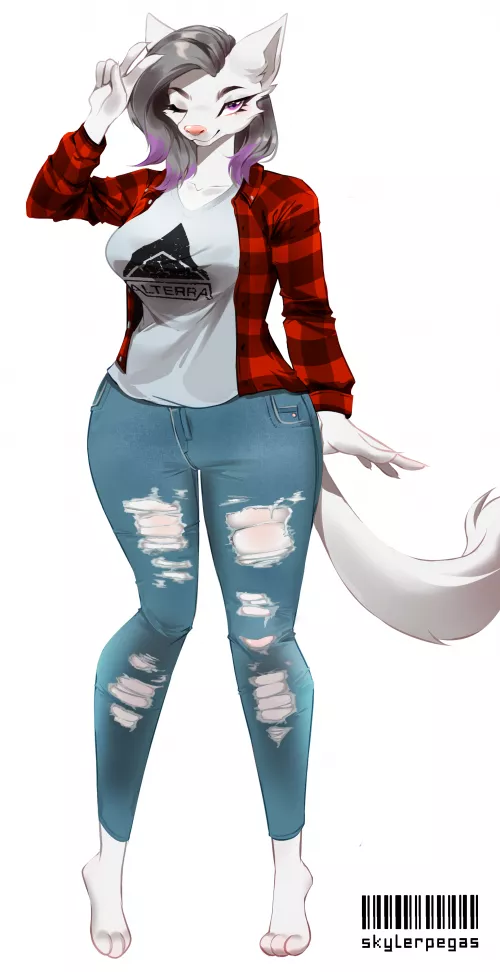 peace n.n ( art by me @SkylerPegas ) by SkylerPegas