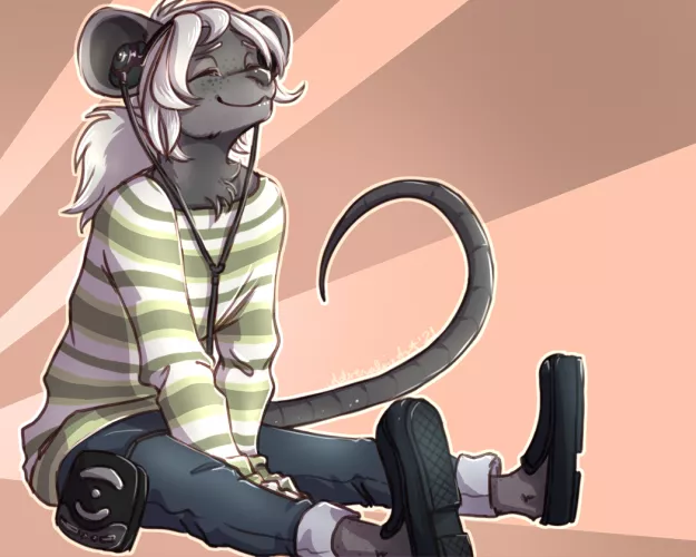 Peace of mind (art: AdrenalineArt@FA) (oc: the campfire headspace@Gaia) by adrenalineart