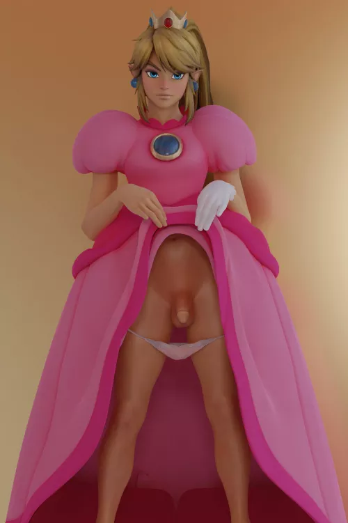 Peach looks a bit different…(emberstock) by Redijen