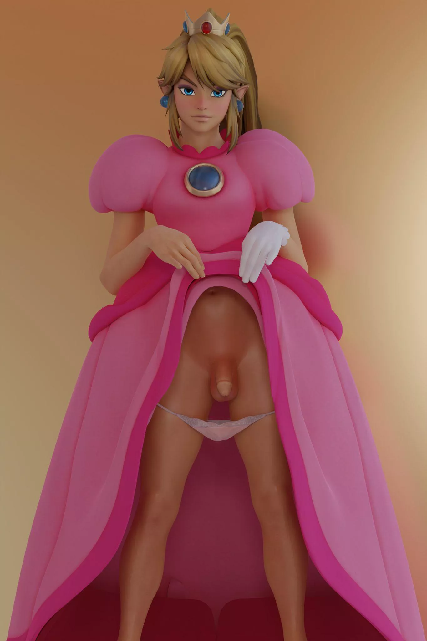 Peach looks a bit different…(emberstock) posted by Redijen