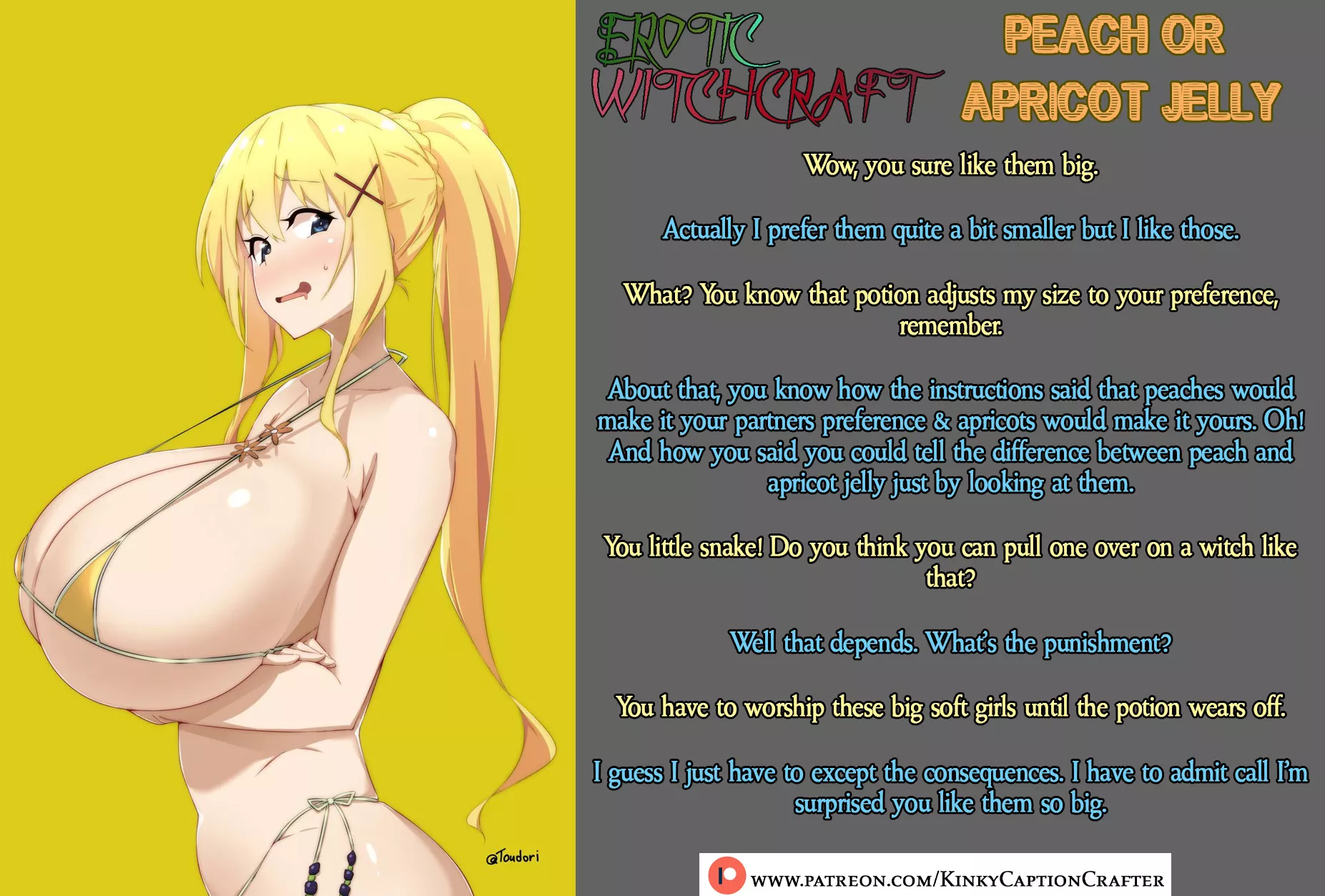 Peach or Apricot Jelly posted by KinkyCaptionCrafter
