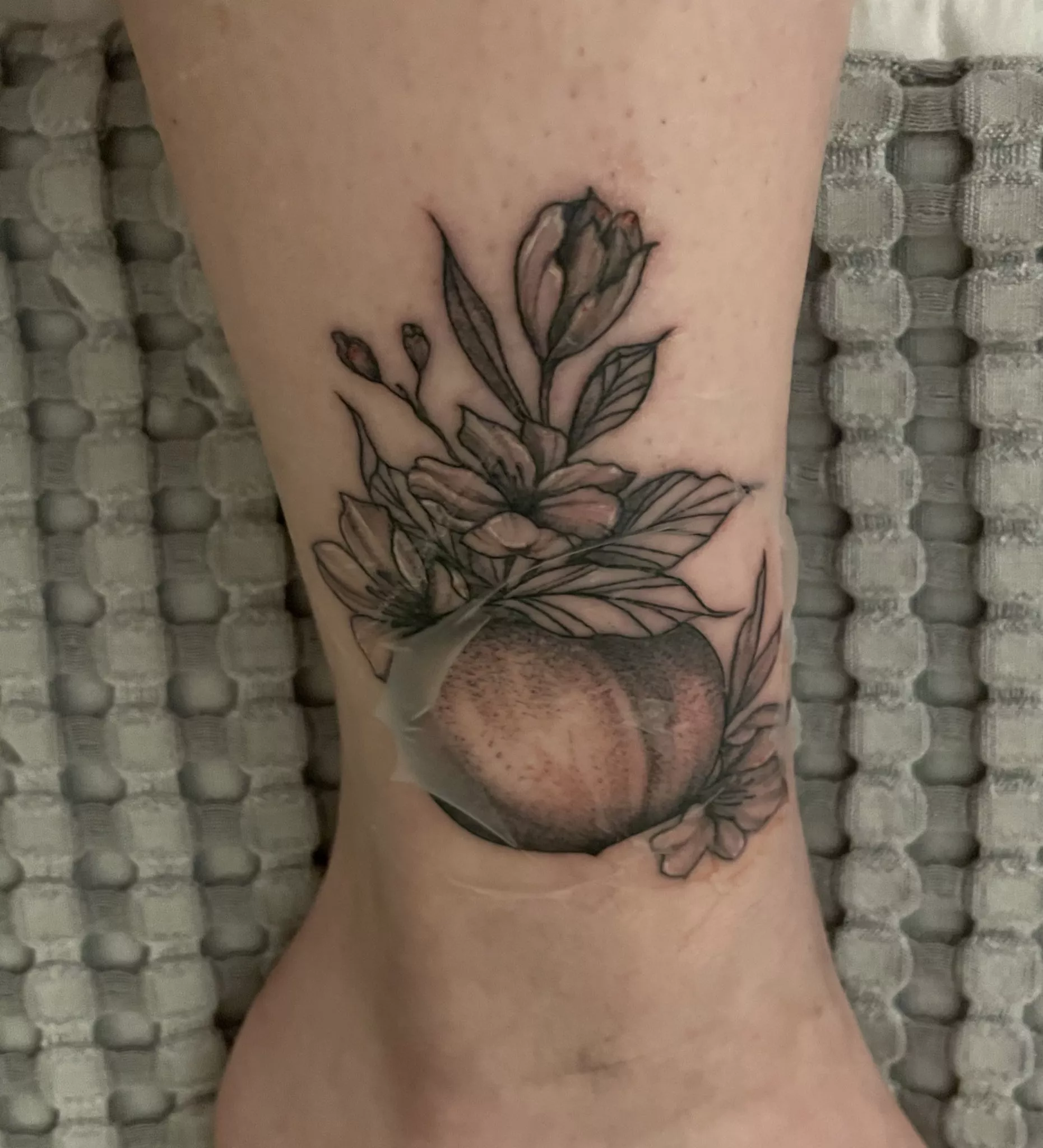 Peach tattoo posted by danjohnson1323