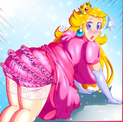 Peachy Commission by BexyMoma by RefrigeratedGold