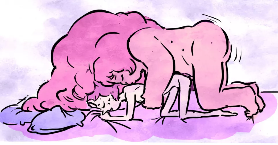 Pearl getting some lovin' from Rose by Raulziito