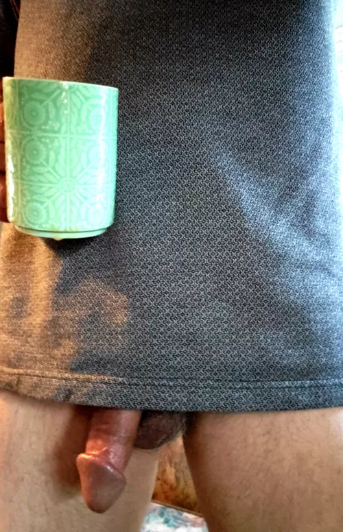 Peek- A-boo I have coffee for xou😈☕☕🥵 Enjoy your humpday coffee lovers😘 by Chad6_9wick