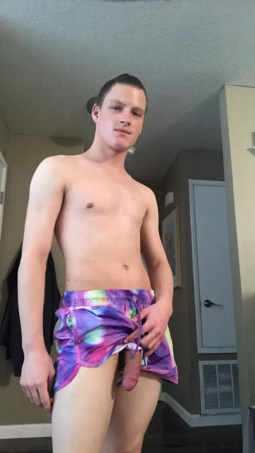 Peek-a-boo 🍆 by onceuponatwink