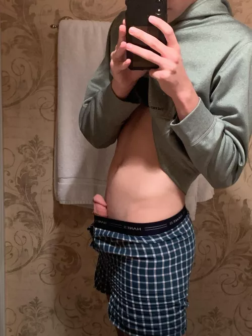 Peeking out a little 😉 by Alone_Pea_8937