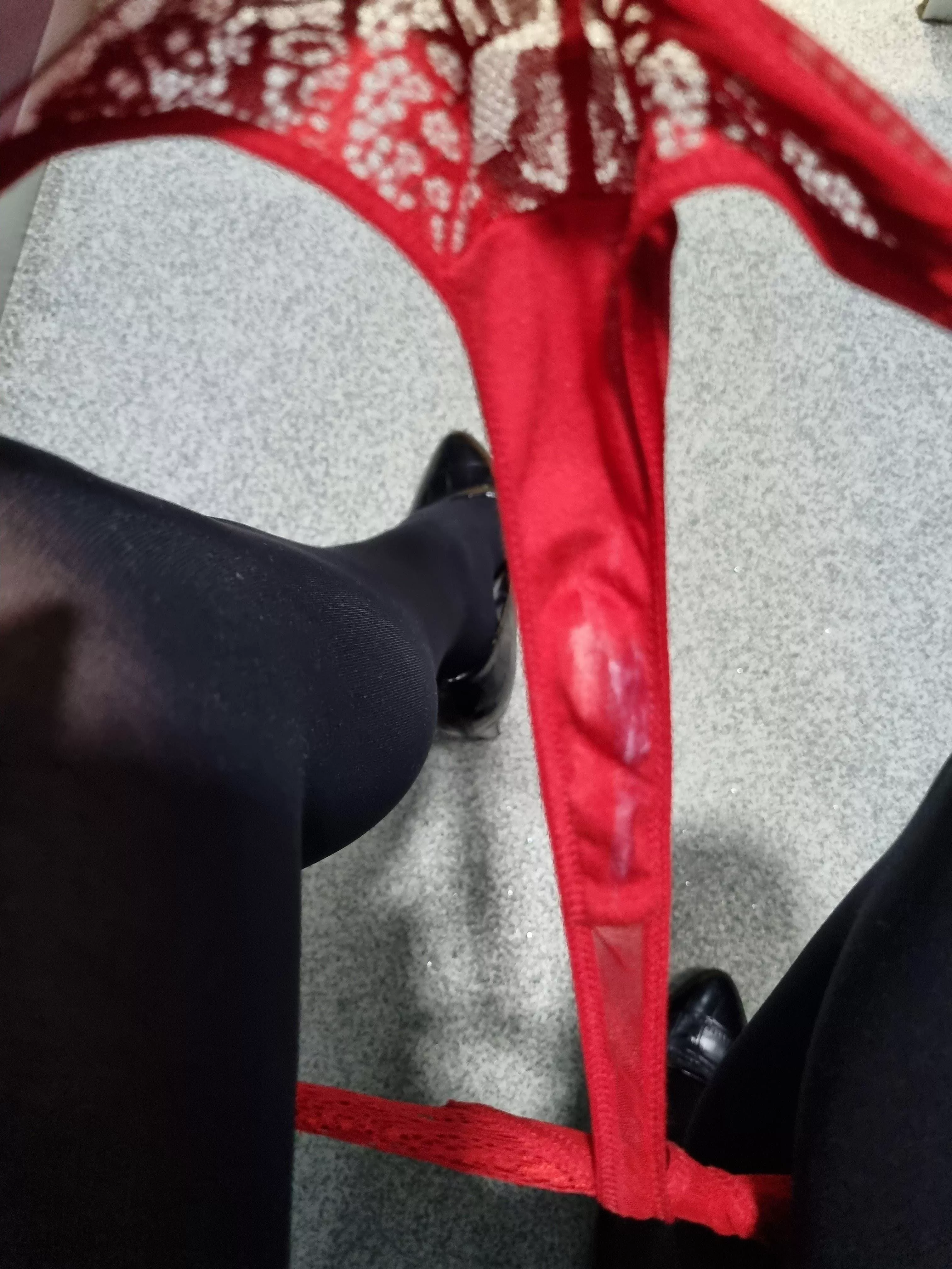 Perfect panties....worn all day at work! taste my sweet juices 💦 posted by May76Maggie