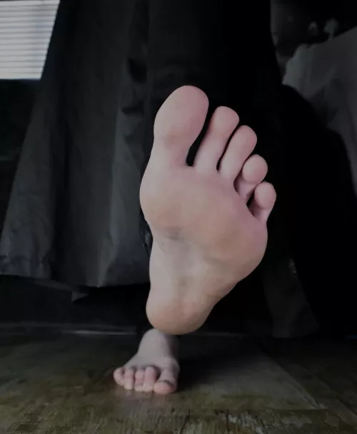 Pervert in a trench coat, fully clothed other than my naked feet by goth_feetOF