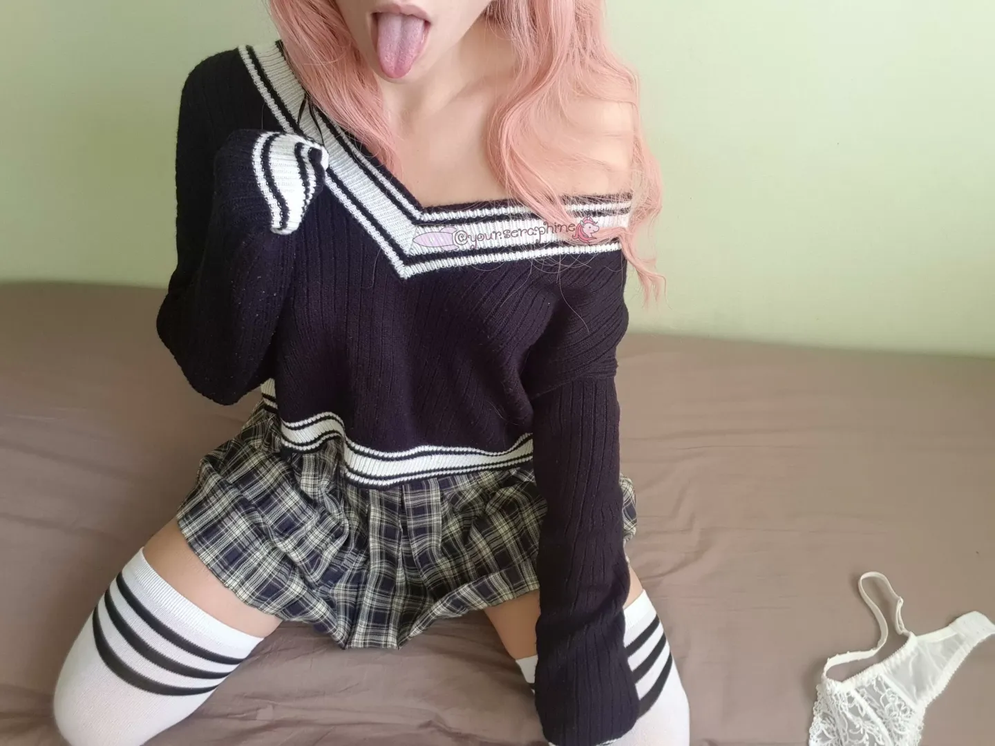 Petite and innocent... want me to become your schoolgirl slut? 🥰 posted by your_seraphine