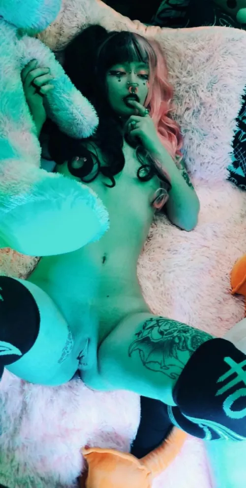 petite little goth baby, first time here by -holymango-