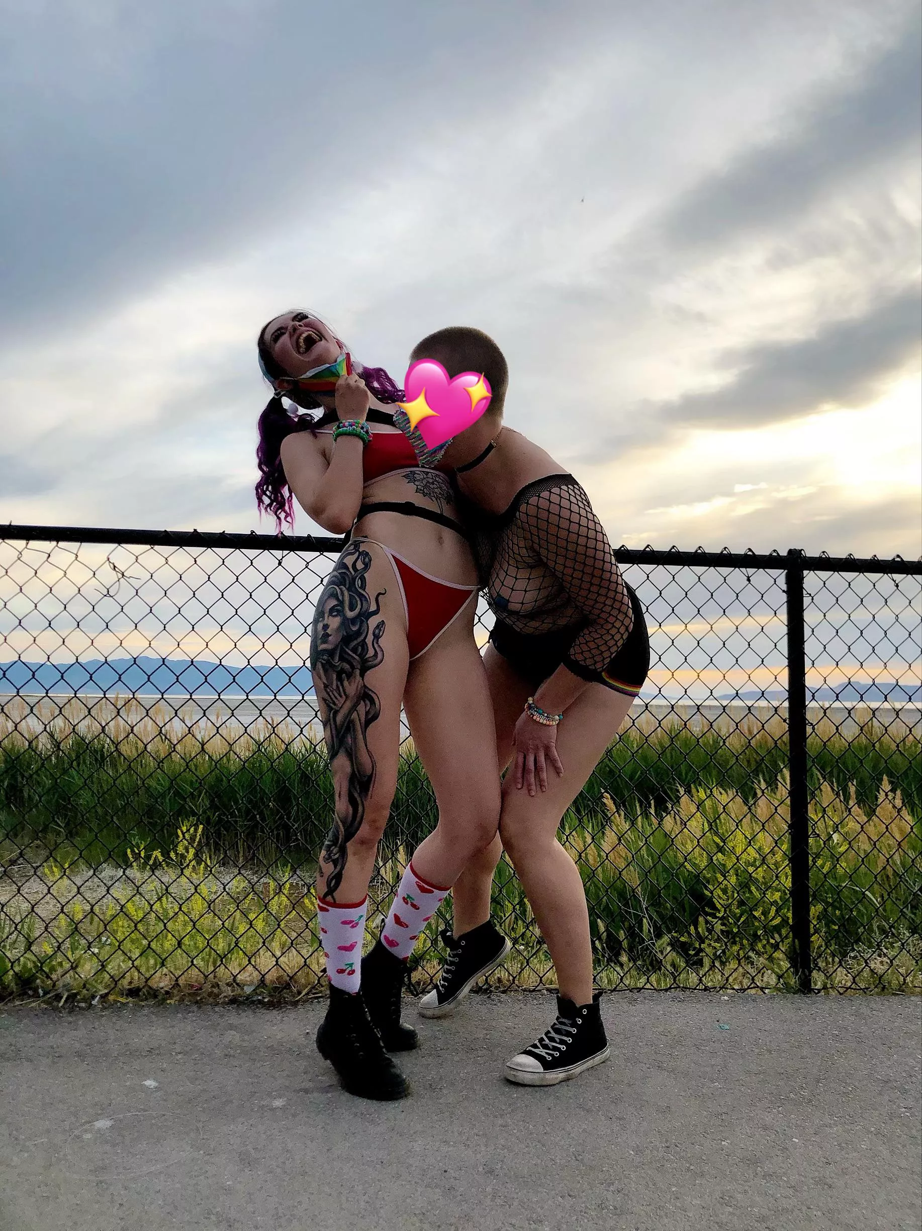 Pic from my last rave! Can’t wait to be back under the lights heading that bass! ❤️ posted by MissElAmbrosia