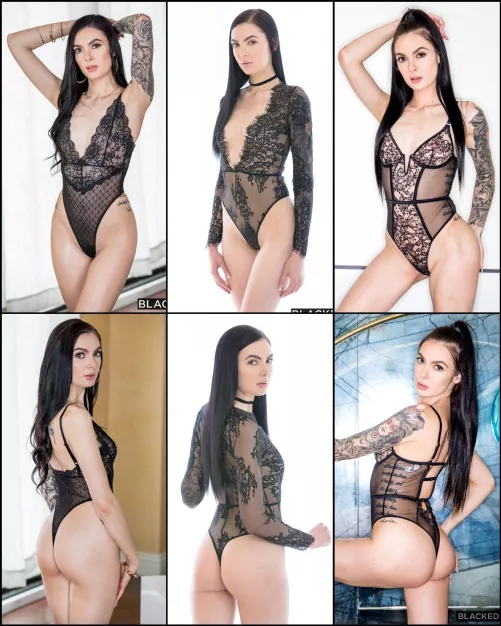 Pick her black one-piece - Marley Brinx by pointed-outt