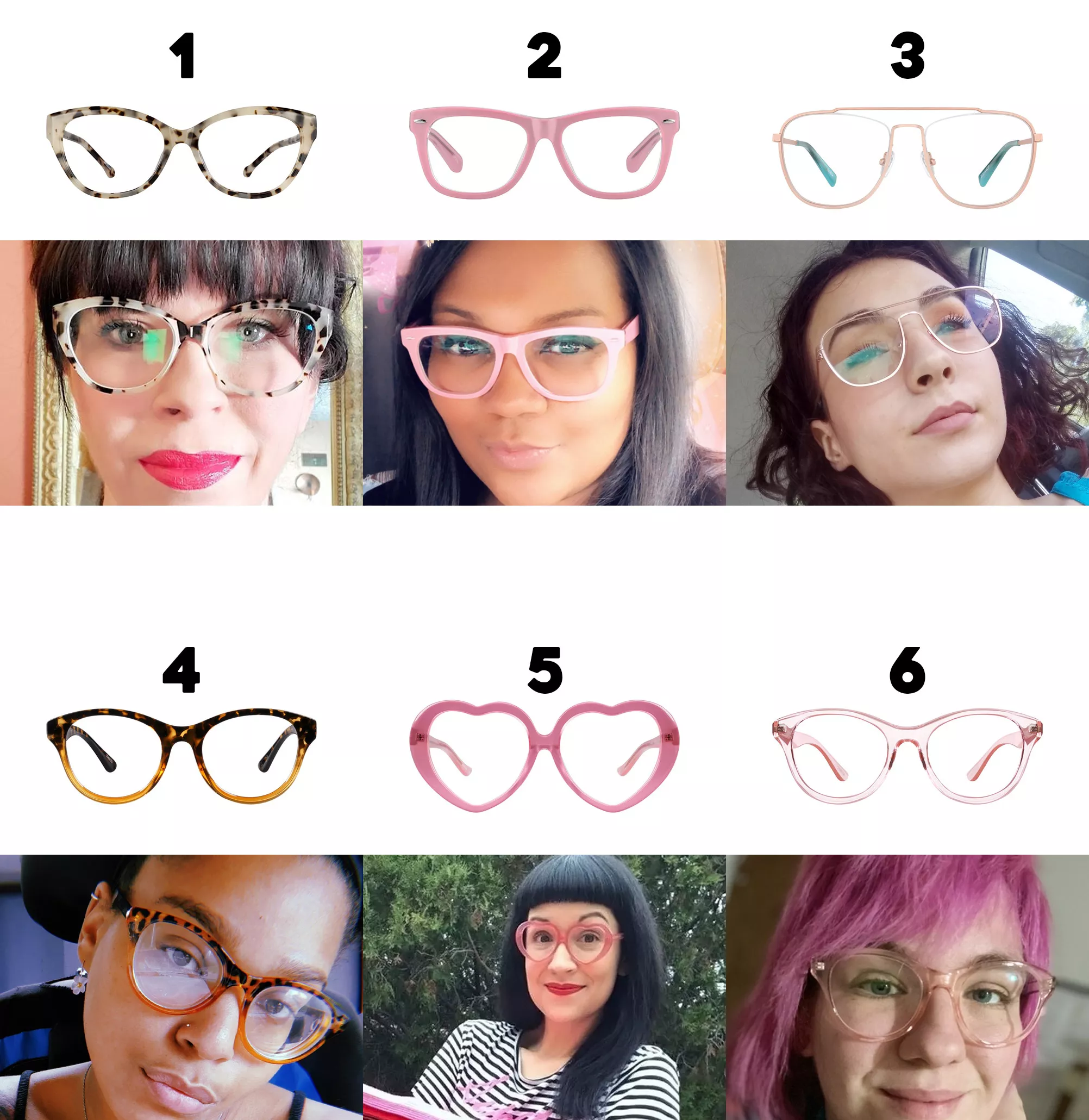 Pick my new glasses <3 I'll get the one with the most votes. Poll link is in the comments. posted by JesseLaCroixxx