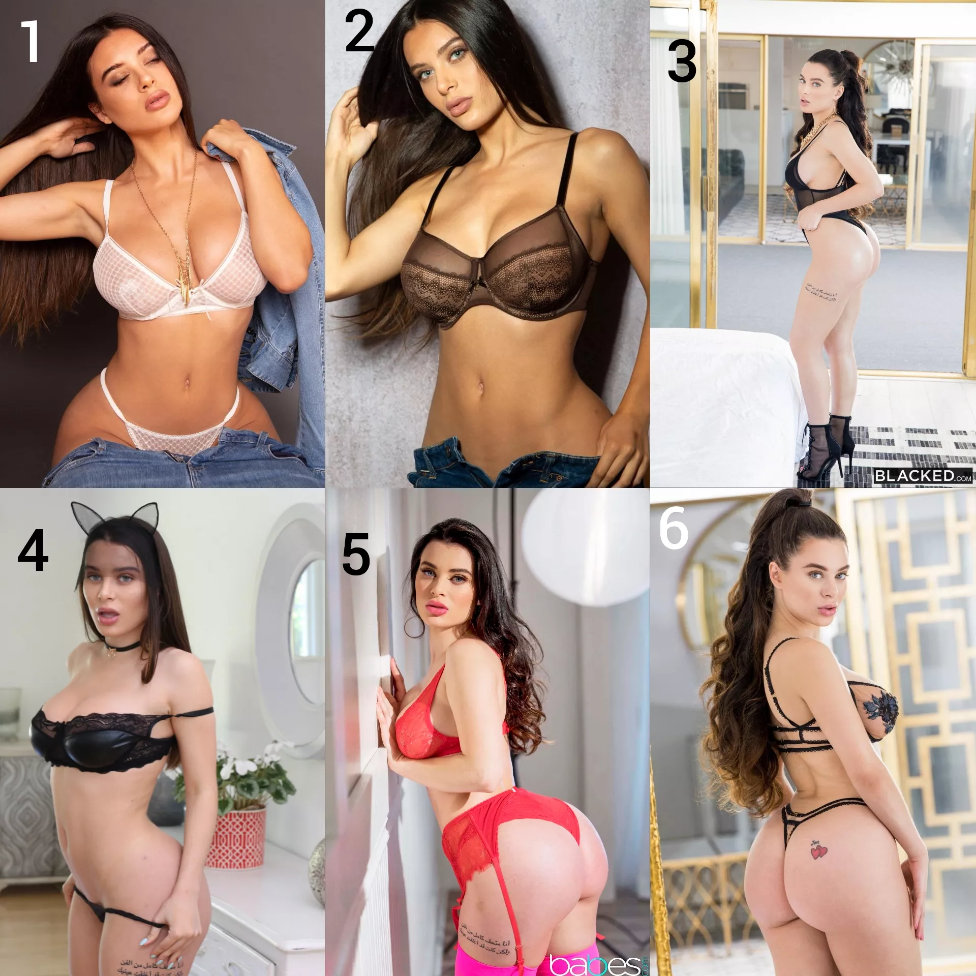 Pick your favourite Lana Rhoades lingerie. posted by MichaelF101