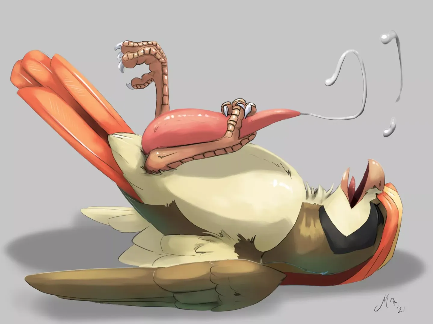 Pidgeot Self Love [M] (MagPi) posted by TangentYoshi