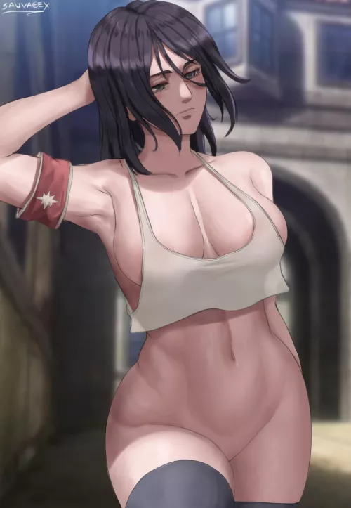 Pieck sometimes forgets to even put on clothes [Attack on Titan] (sauvagex) by K00LK1DzKLuB