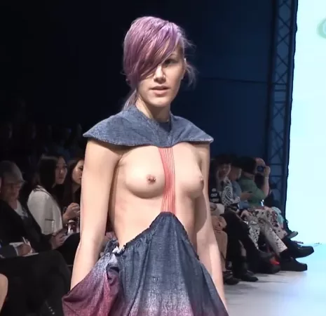 Pierced nipple on runway by emilyguy