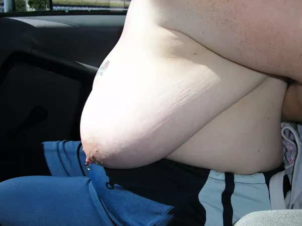 Pierced Side Nipple by saggylover60