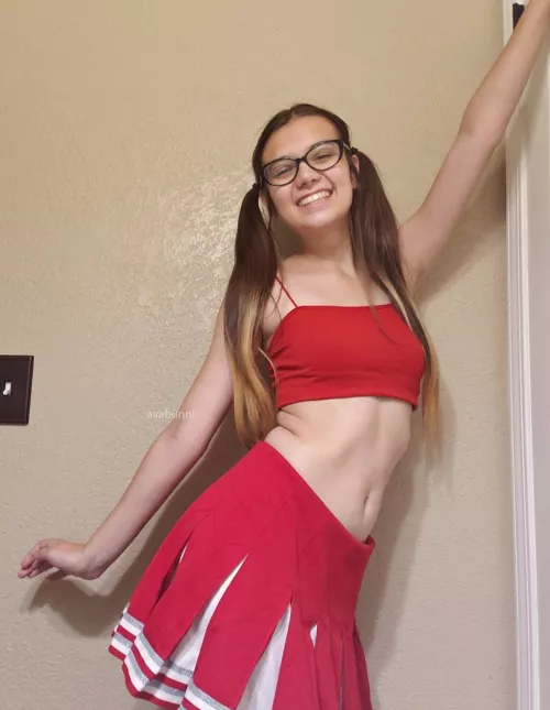 Pigtailed cheer leader at your service by AvaBunni