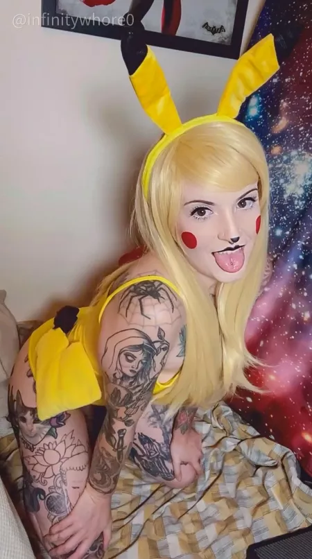 Pikachu cosplay by InfinityWhore by InfinityWhore0