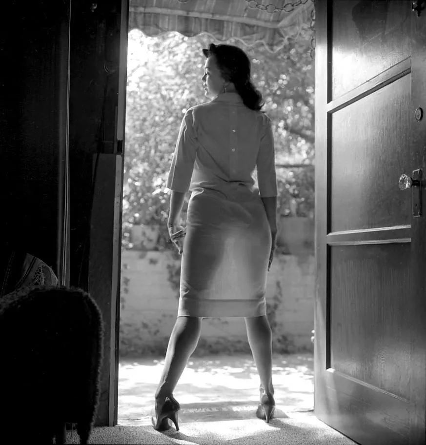 Pin up model, Bonnie Logan, c. 1960 posted by naza1985