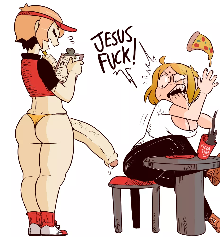 Pineapple Showing His Sausage To A Surprised Customer (nuclearwasabi) posted by A_Creepy_Uncle