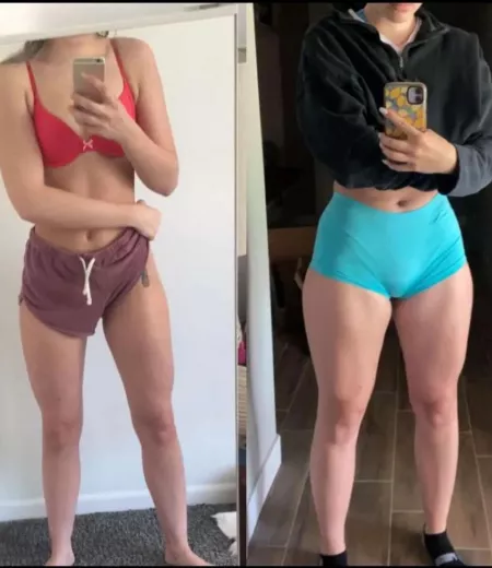 PineappleBrat leg gains by looks_at_tits