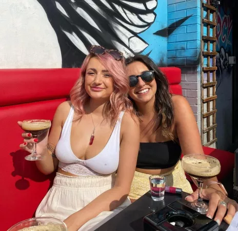 Pink hair don't care by qazmlpfghcvb