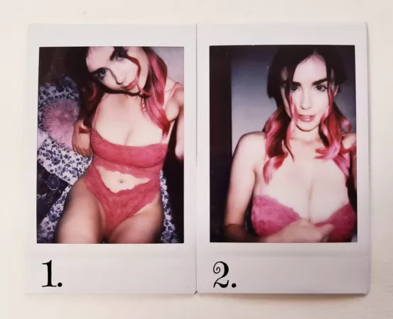 PINK HAIR POLAROIDS 💗 by RacerX7