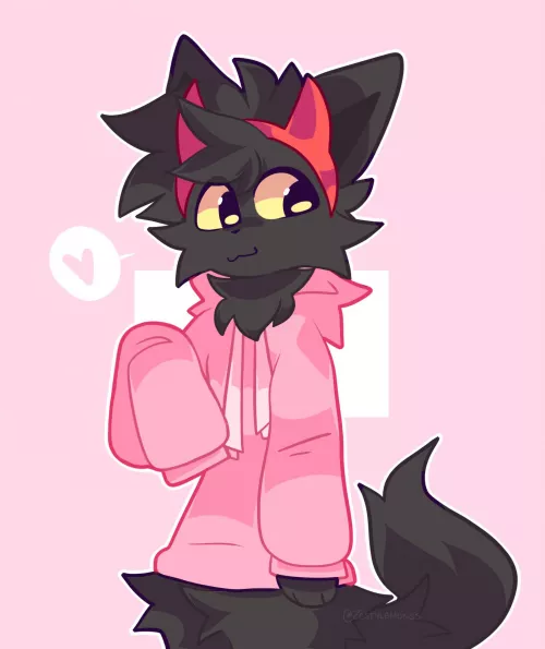pink hoodie [ art by me @zestylemonss on twitter ] by Iazuli